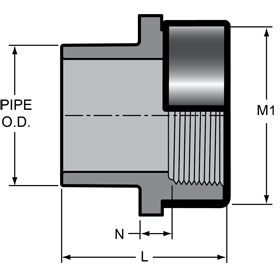 Female Spigot Adapter - Special Reinforced